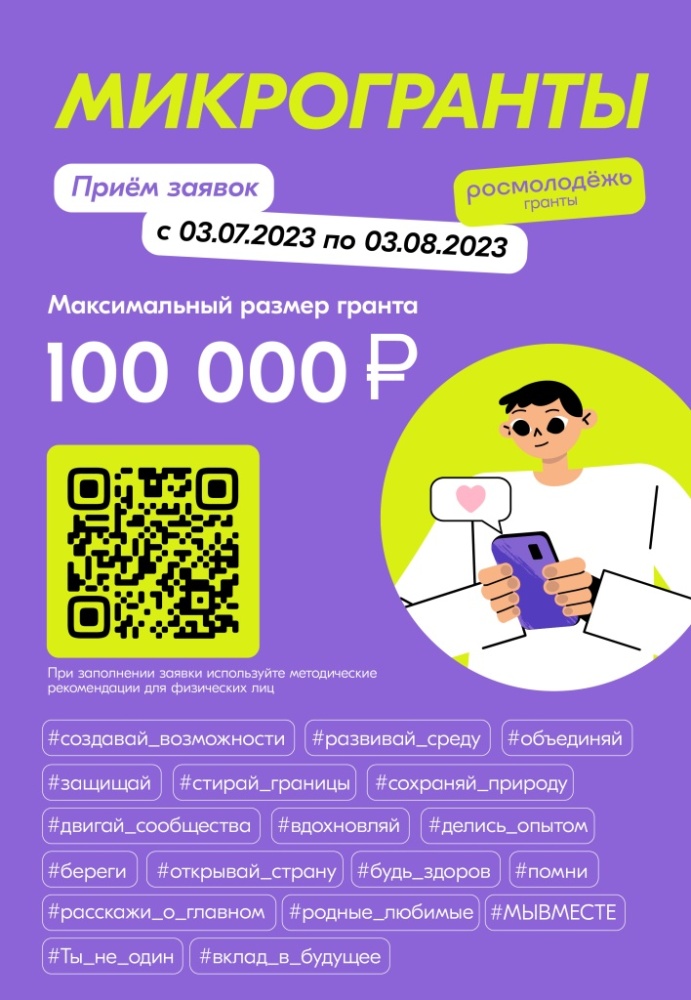 Конкурс Росмолодёжь.Гранты: «Микрогранты»