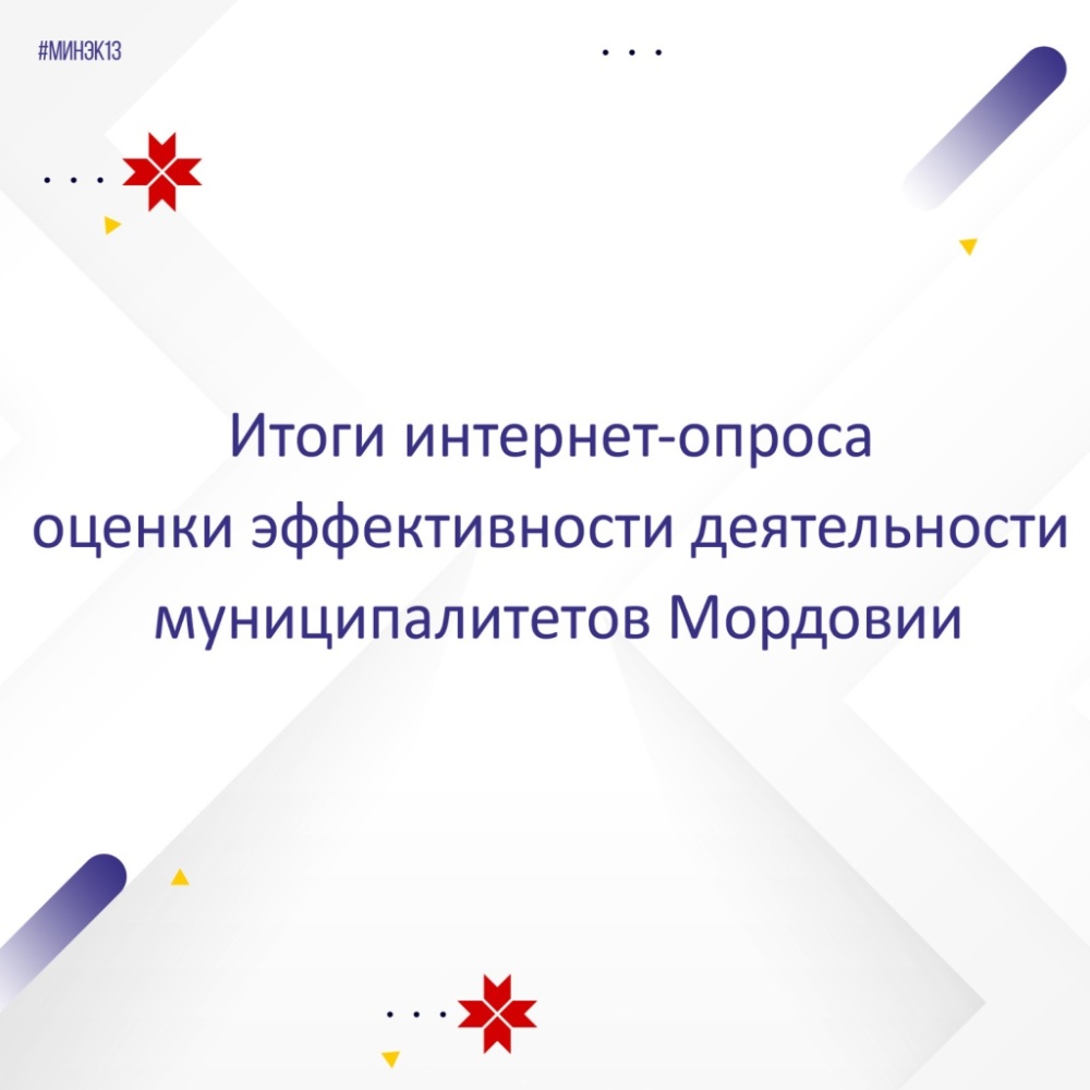 Итоги интернет-опроса оценки эффективности деятельности муниципалитетов Мордовии