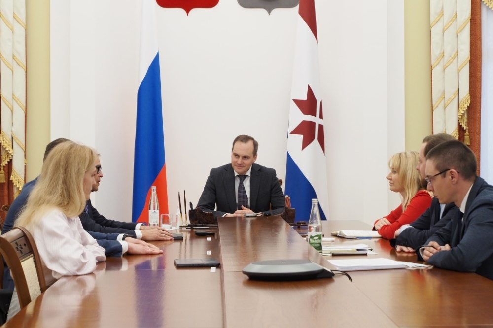 Алексей Грибанов встретился c Вице-президентом - Председателем Волго-Вятского банка Сбербанка Петром Колтыпиным